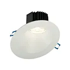 Régressé rond incliné LED température CCT au choix Lotus LED LD3R-5CCT-4RSL-WH 4" 15W Blanc