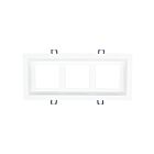 Lotus LED LLL-M3-WH Blanc Multi Garniture encastrée à 3 têtes