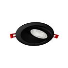 Encastré rond ajustable flottant, température CCT au choix Lotus LED LED-4-S9W-5CCT-FG-BK 4" 9W noir