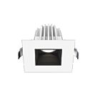 Encastré carré LED température CCT au choix Lotus LED JXL-COB02-S08W-CCT-WH-2SR-BF-BK 2" 8W Blanc