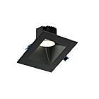 Régressé carré incliné LED température CCT au choix Lotus LED LD3S-5CCT-5SSL-BK 5" 15W Noir