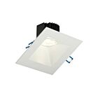 Régressé carré incliné LED température CCT au choix Lotus LED LD3S-5CCT-5SSL-WH 5" 15W Blanc