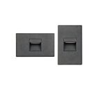 Encastré Murale LED Mini moulé température CCT au choix Lotus LED LSD09-5CCT-BK 2.5W Noir