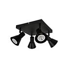 Éclairage sur rail LED Lumifaro CK-15190-4-BK 4-Lumières