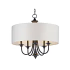 Maxim Lighting 10015OMOI Bongo 5-Lumières 300W Bronze huilé Suspendu