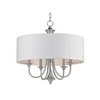 Maxim Lighting 10015WLSN Bongo 5-Lumières 300W Nickel satiné Suspendu