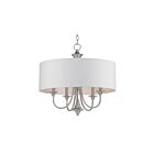 Maxim Lighting 10015WLSN Bongo 5-Lumières 300W Nickel satiné Suspendu