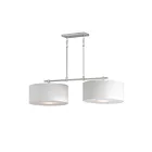 Maxim Lighting 10016WLSN Bongo 2-Lumières 120W Nickel satiné Suspendu