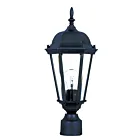 Maxim Lighting Westlake 1001BK 1-Lumière 60W Noir Lanterne de poteau extérieure