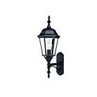 Maxim Lighting 1003BK 1-lumière 60W Noir Lanterne murale d'extérieur