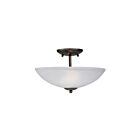 Maxim Lighting 10042FTOI Logan 2-lumières Plafonnier semi encastré