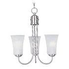 Maxim Lighting 10043FTSN Logan 3-Lumières 180W Nickel satiné Incandescence Lustre