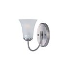 Maxim Lighting Logan 10051FTSN 1-lumière 60W Nickel satiné Vanité