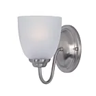 Maxim Lighting Stefan 10071FTSN 1-lumière 60W Nickel satiné Vanité