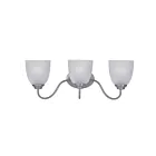 Maxim Lighting Stefan 10073FTSN 3-lumières 60W Nickel satiné Vanité