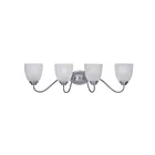 Maxim Lighting Stefan 10074FTSN 4-lumières 60W Nickel satiné Vanité