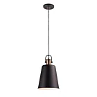 Maxim Lighting 10085OIAB Sedona 1-Lumière 60W Bronze huilé/laiton antique Suspendu