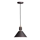 Maxim Lighting 10089OIWWD Tucson 1-Lumière 60W Bronze huilé/bois chiné Suspendu