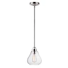 Maxim Lighting 10091CLSN Dianne 1-Lumière 60W Nickel satiné Suspendu