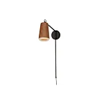Maxim Lighting Scout 10096WWDTN 1-Lumière Bois patiné/Cuir beige Applique Murale