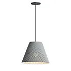 Maxim Lighting 10145GYBK Woven 1-Lumière 60W Gris/Noir Suspendu