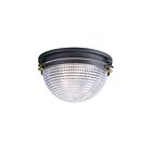 Maxim Lighting 10180OIAB Portside 1-lumière 60W Bronze huilé/laiton antique Plafonnier encastré