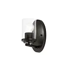 Maxim Lighting Corona 10211CLBK 1-lumière 60W Noir Vanité