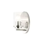 Maxim Lighting Corona 10211CLSN 1-lumière 60W Nickel satiné Vanité