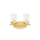 Maxim Lighting Corona 10212CLSBR 2-lumières 60W Laiton satiné Vanité