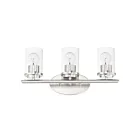 Maxim Lighting Corona 10213CLSN 3-lumières 60W Nickel satiné Vanité