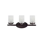 Maxim Lighting Corona 10213FTOI 3-lumières 60W Bronze huilé Vanité