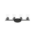 Maxim Lighting Corona 10214CLBK 4-lumières 60W Noir Vanité