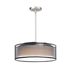 Maxim Lighting 10224BOSN Prime 3-Lumières 19.5W Nickel satiné Suspendu