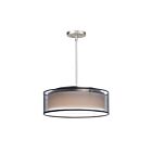Maxim Lighting 10224BOSN Prime 3-Lumières 19.5W Nickel satiné Suspendu