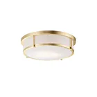 Maxim Lighting 10270WTSBR Rogue 3-lumières 40W Laiton satiné Plafonnier encastré