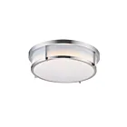 Maxim Lighting 10272WTSN Rogue 2-lumières 60W Nickel satiné Plafonnier encastré