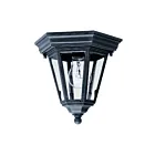 Maxim Lighting 1027BK Westlake 1-lumière 60W Noir Plafonnier encastré