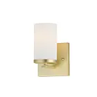 Maxim Lighting 10281SWSBR 1-lumière 60W Laiton satiné Applique murale