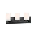 Maxim Lighting Lateral 10283SWBK 3-lumières 60W Noir Vanité