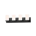 Maxim Lighting Lateral 10284SWBK 4-lumières 60W Noir Vanité