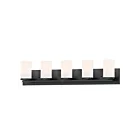 Maxim Lighting Lateral 10285SWBK 5-lumières 60W Noir Vanité