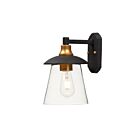 Maxim Lighting Crib 10315CLBZGLD Bronze/Or 4W Lanterne murale d'extérieur