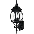 Maxim Lighting Crown Hill 1033BK Noir 120W Lanterne murale d'extérieur