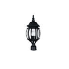 Maxim Lighting Crown Hill 1035BK 3-Lumières 120W Noir Lanterne de poteau extérieure
