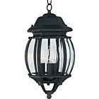 Maxim Lighting 1036BK Crown Hill 3-Lumières 120W Lanterne Extérieur