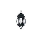 Maxim Lighting 1036BK Crown Hill 3-Lumières 120W Lanterne Extérieur