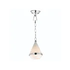 Maxim Lighting 10372WTPN Giza 1-Lumière 60W Nickel poli Suspendu