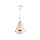 Maxim Lighting 10374WTPN Giza 1-Lumière 60W Nickel poli Suspendu