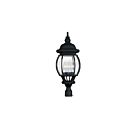 Maxim Lighting Crown Hill 1038BK 4-Lumières 160W Noir Lanterne de poteau extérieure