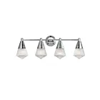 Maxim Lighting 10394PRPC 4-lumières 240W Chrome poli Luminaire de vanité